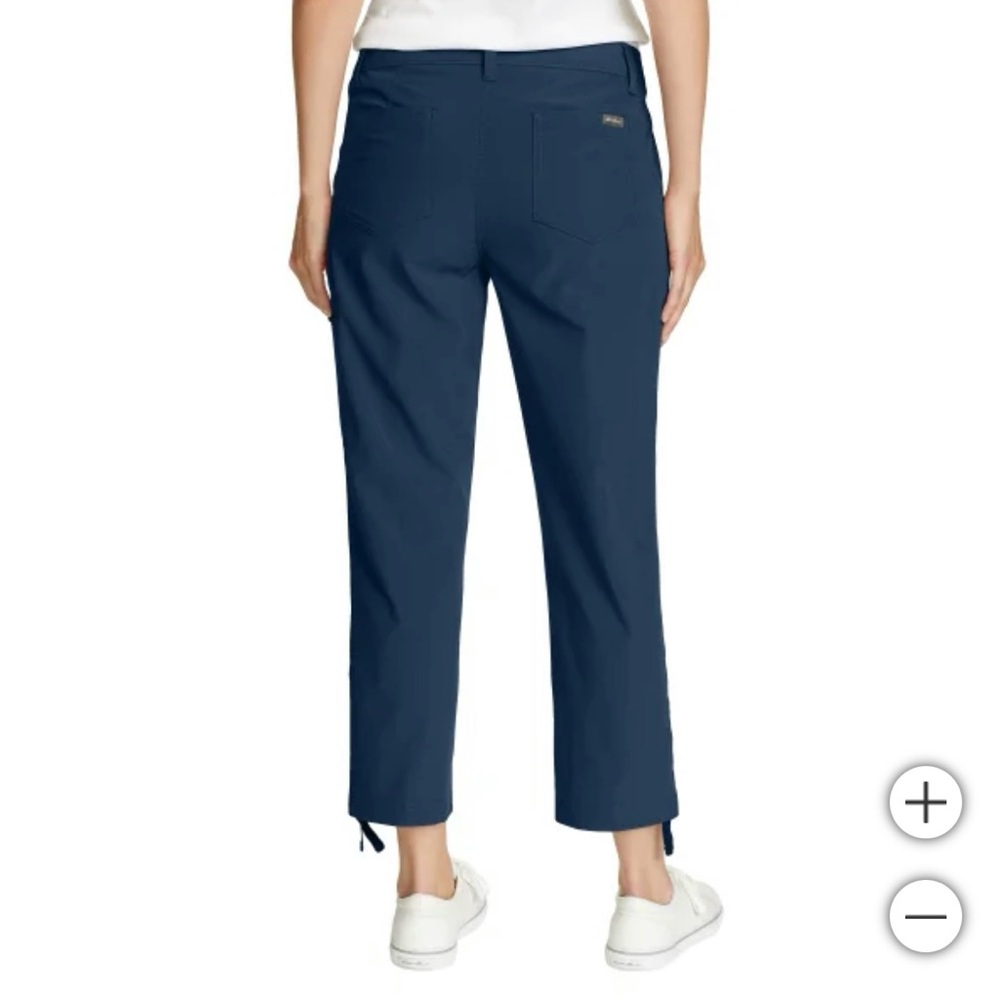NWT Eddie Bauer Ladies' Ripstop Crop Pant, 4 - Picture 4 of 7